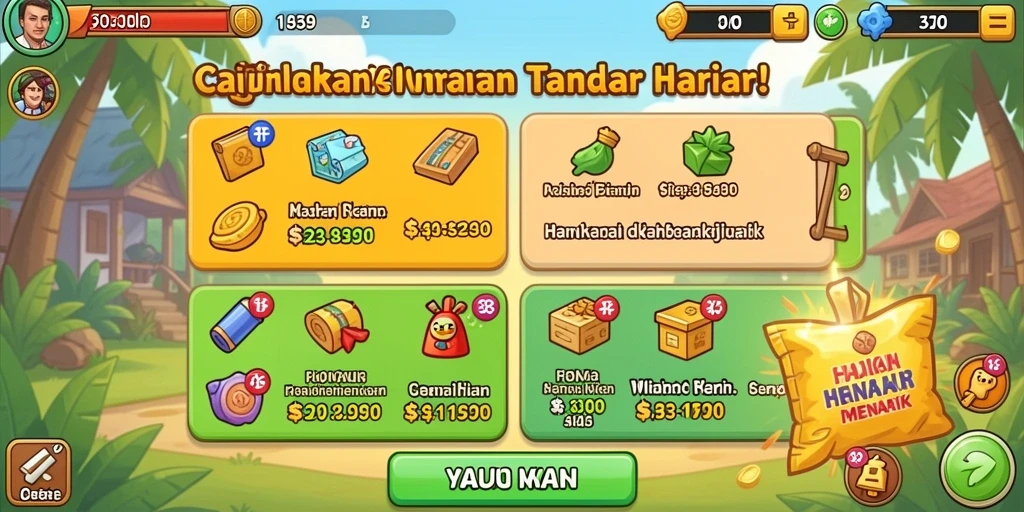 Tampilan antarmuka yang intuitif dan menarik.
