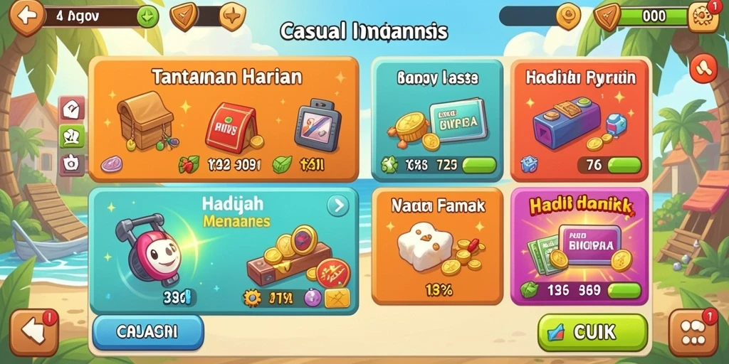 Tampilan antarmuka aplikasi yang menarik dan mudah digunakan.