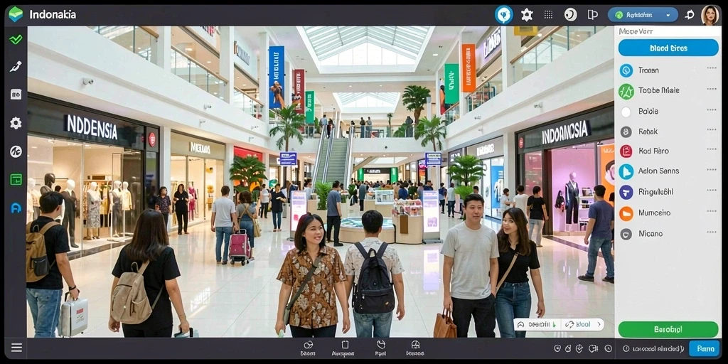 Tampilan antarmuka aplikasi yang menarik dan user-friendly.