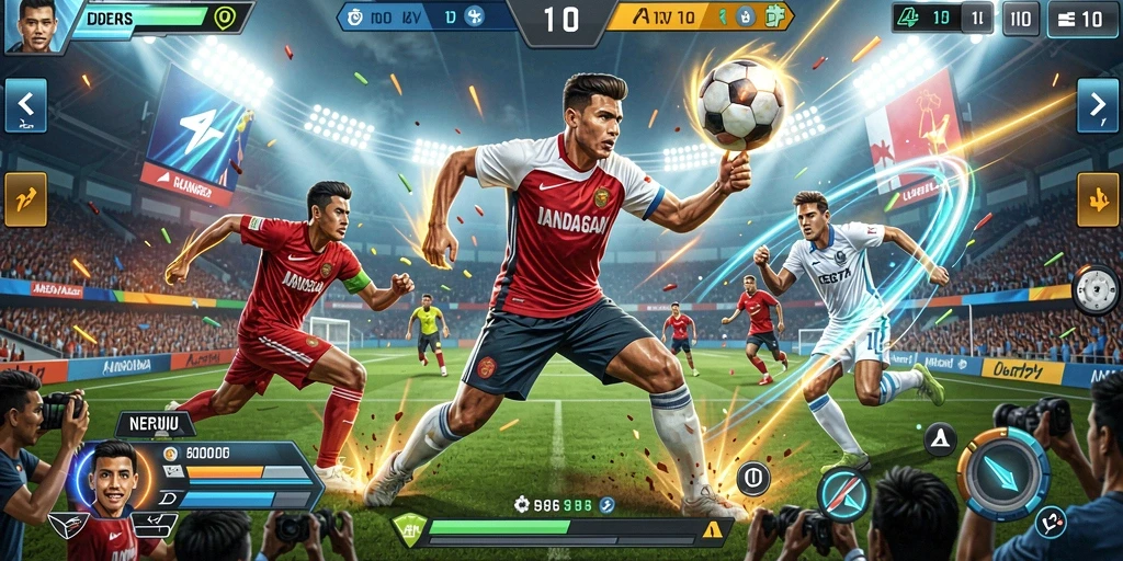 Tampilkan aksi epik dalam permainan.