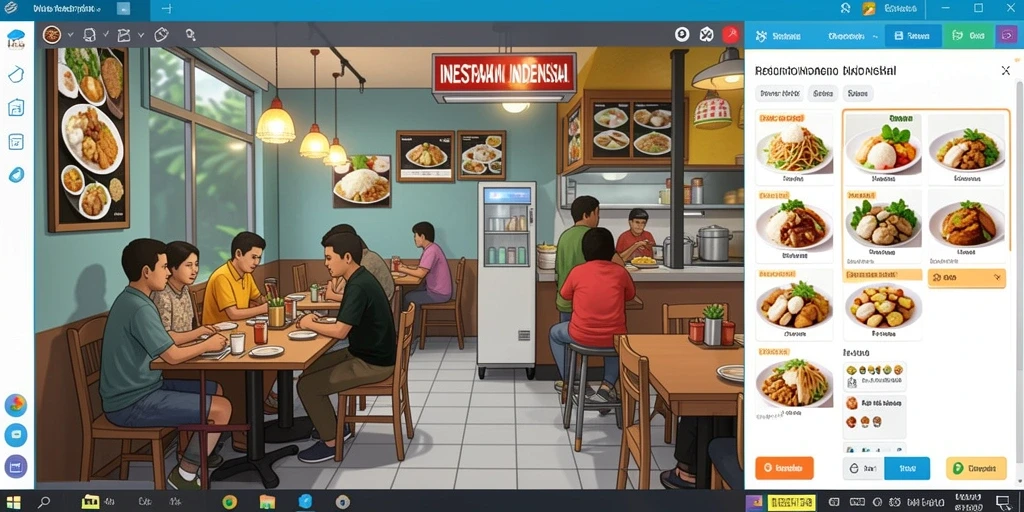 Tampilan antarmuka yang ramah pengguna.
