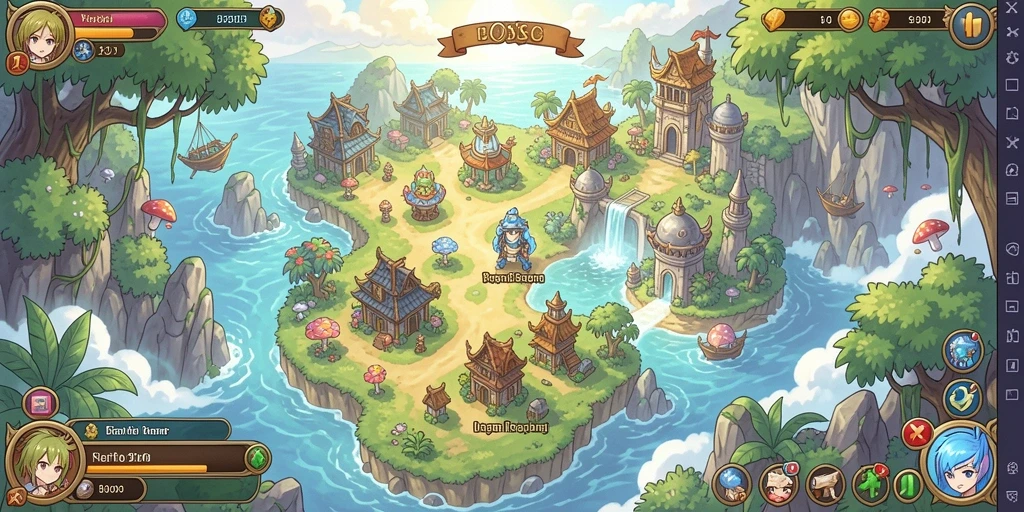 Tampilan utama game yang menarik dan mudah dinavigasi.