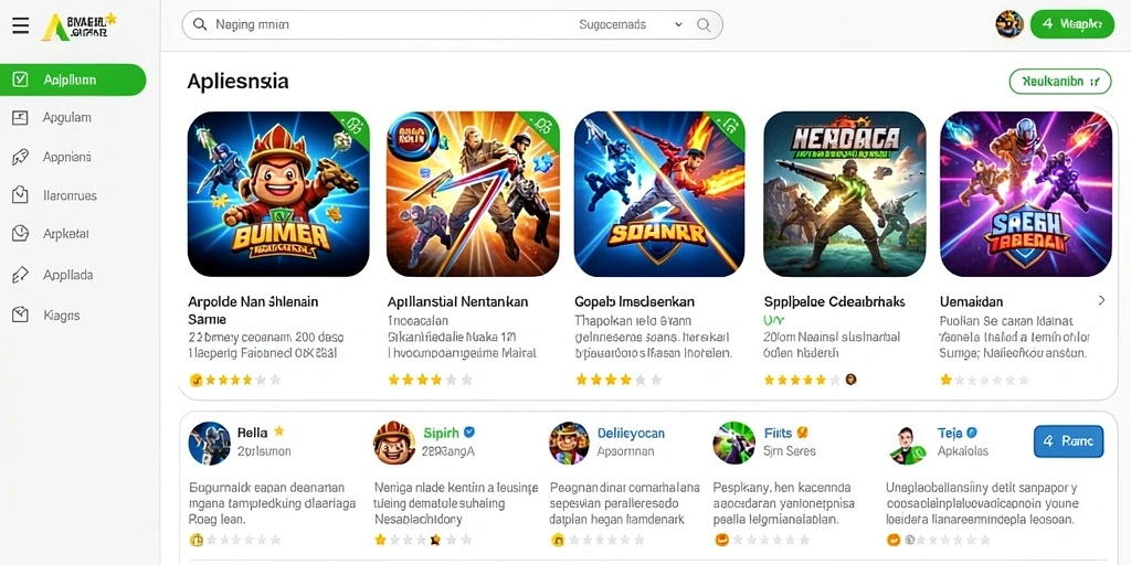 Tampilan antarmuka modern yang menarik.