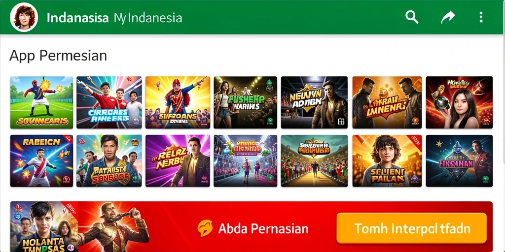 Tampilan menarik dari antarmuka OMPONG188.
