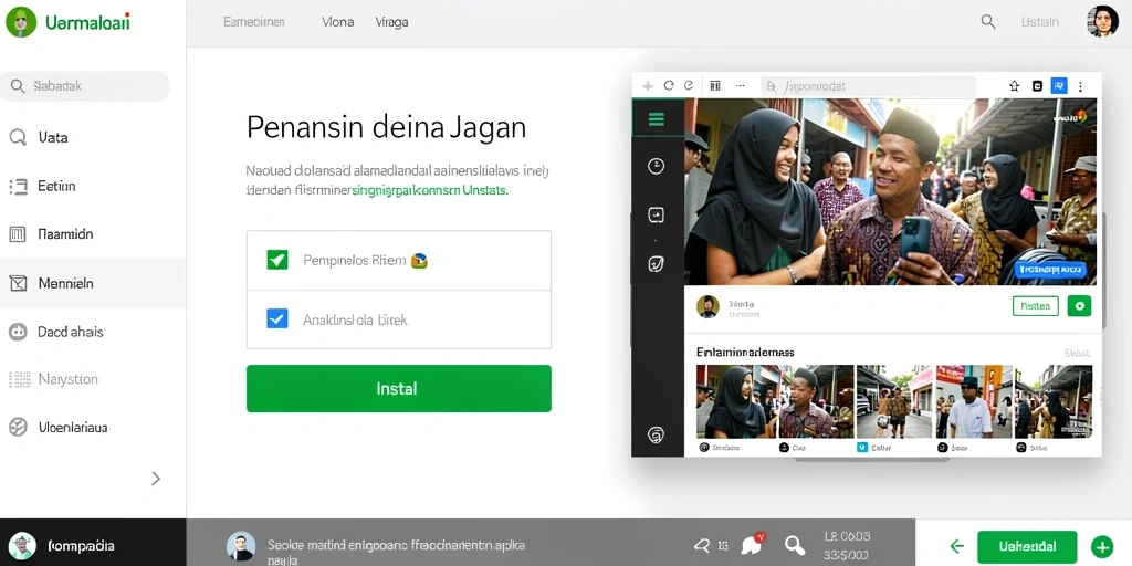 Tampilan antarmuka yang menarik dan user-friendly.