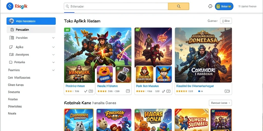Tampilan awal game VALIR4D yang penuh warna.