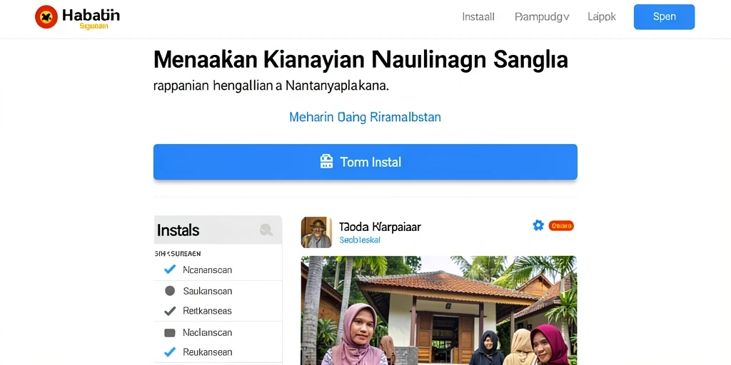 Screenshot menampilkan karakter utama dalam aksi.