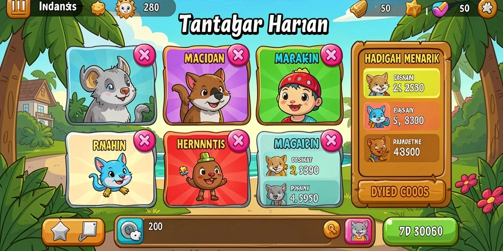 Tampilan grafik yang memukau dan detail.