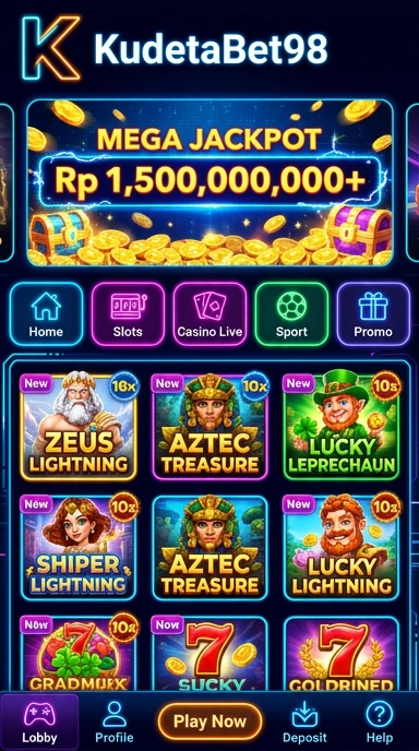 Galeri pratinjau visual kudetabet98 build APK resmi terbaru